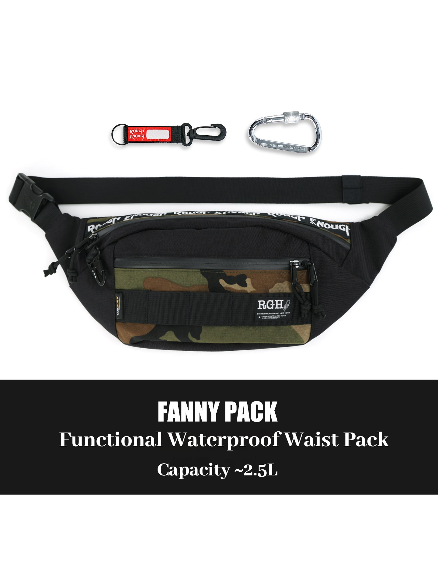 Fishing Backpack - RGH Camo Tactical Functional Waist Bag