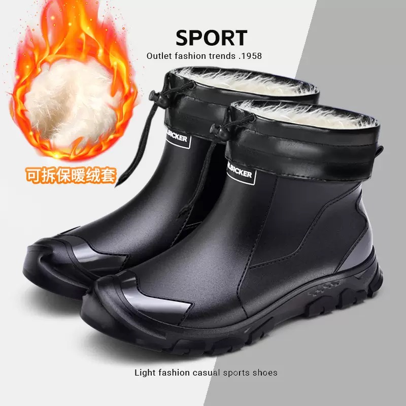 Waterproof Men's Rain Shoes Fa - Fishing Boots review and price