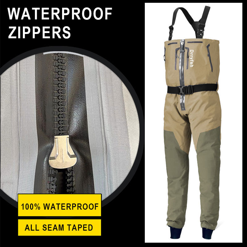 Zippered Waterproof Wader With - Fishing Waders review and price