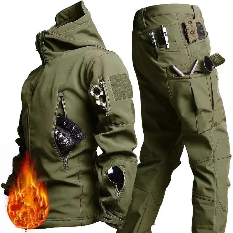 Men's Winter Autumn Fleece Jac - Fishing Jacket Waterproof review and price