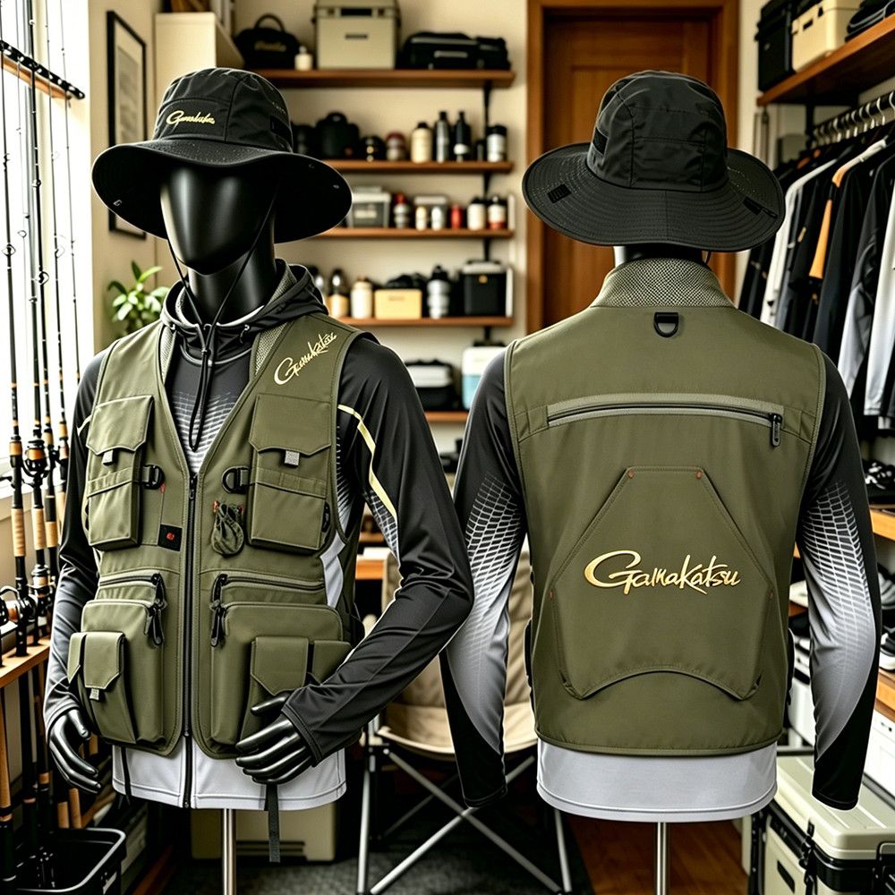 Gamakatsu Men Multi-Pocket Fis - Fishing Vest review and price