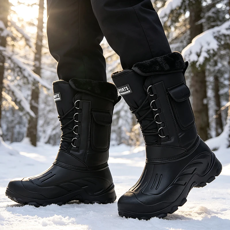 Men Winter Snow Boots Outdoor  - Fishing Boots review and price