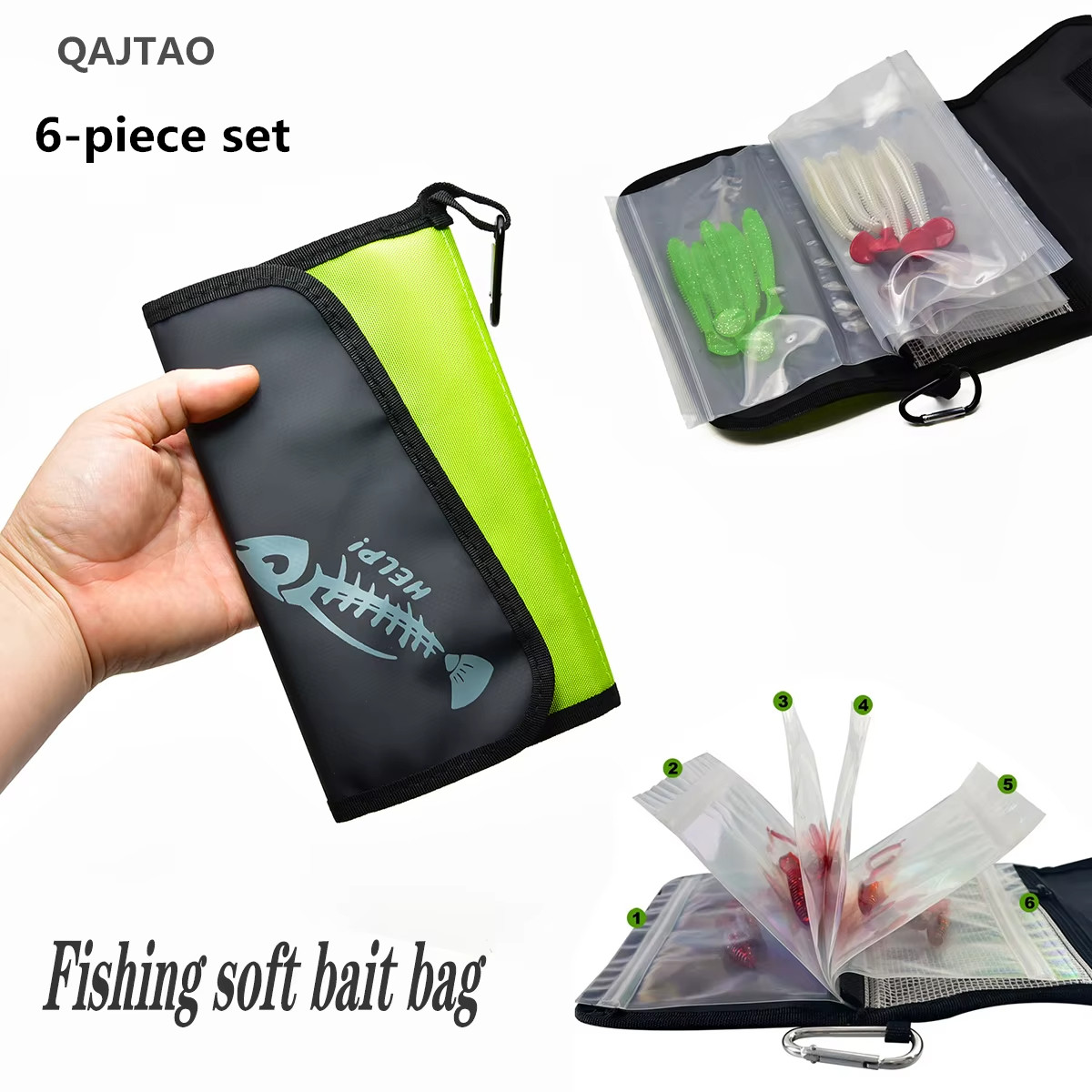 QAJTAO Luya Fake Bait Bag Soft - Fishing Bag Waterproof review and price