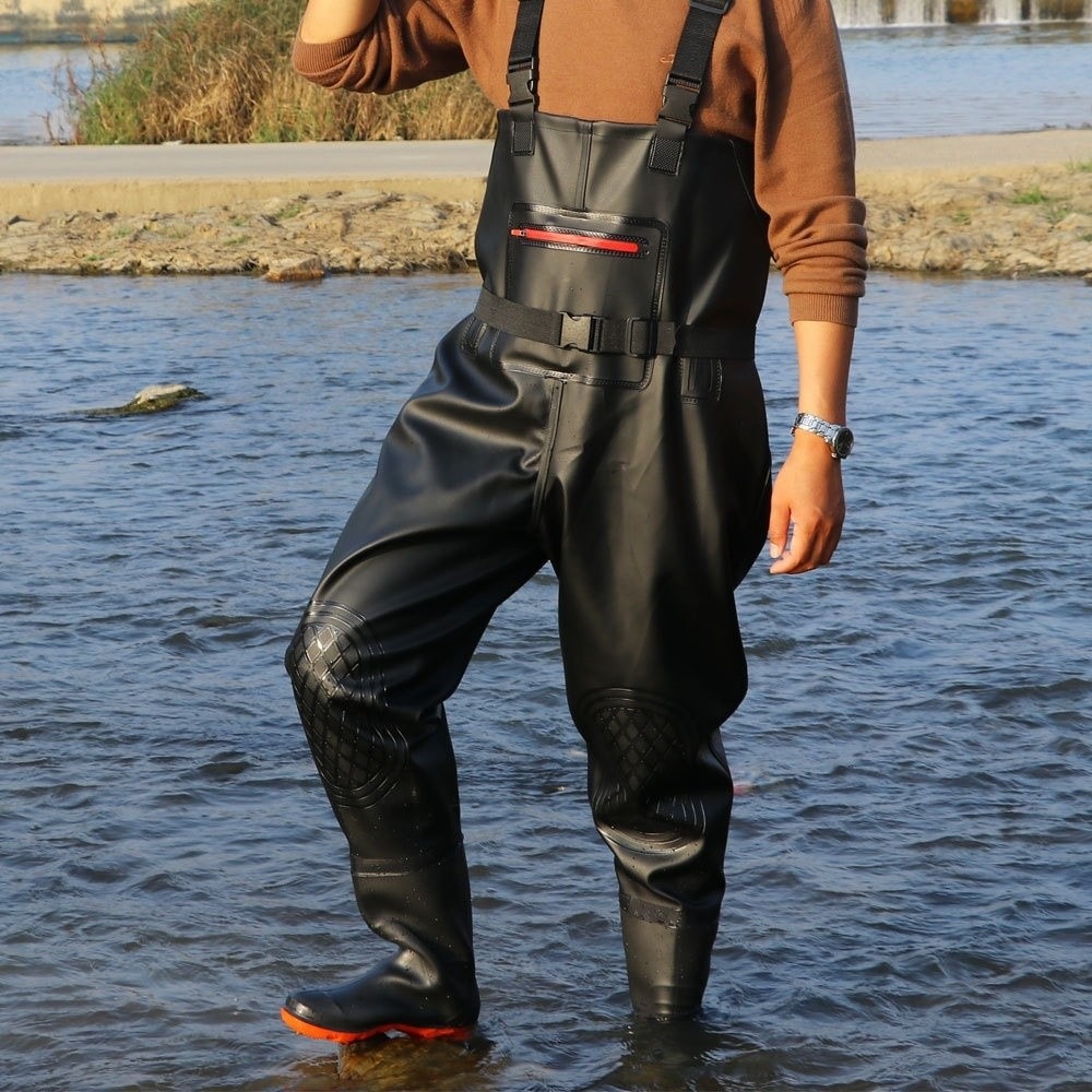 Useful PVC Fishing Suit Double - Fishing Waders review and price