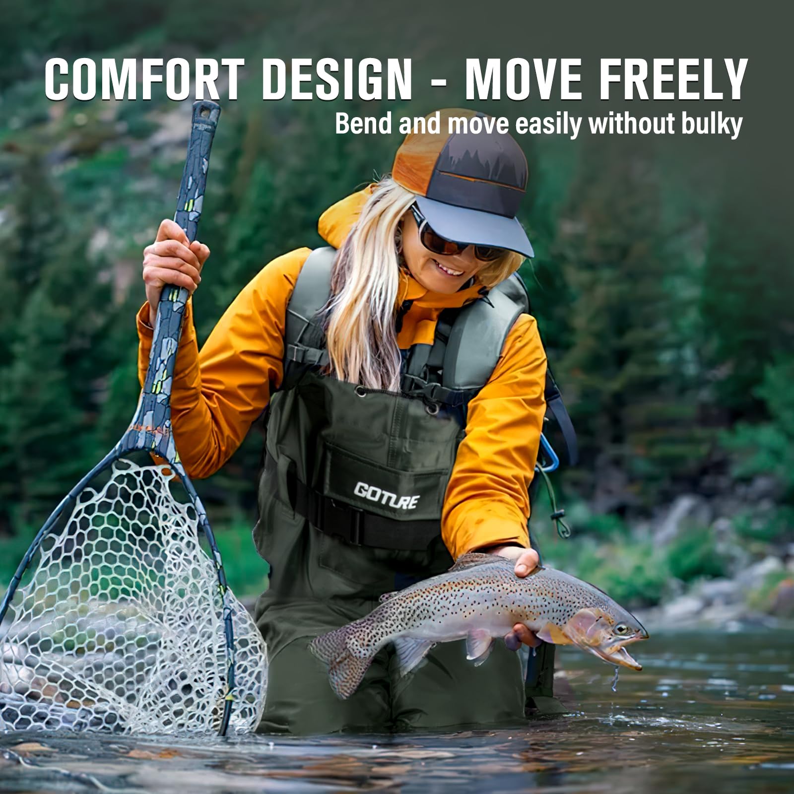 Goture Lightweight Chest Wader - Fishing Waders review and price